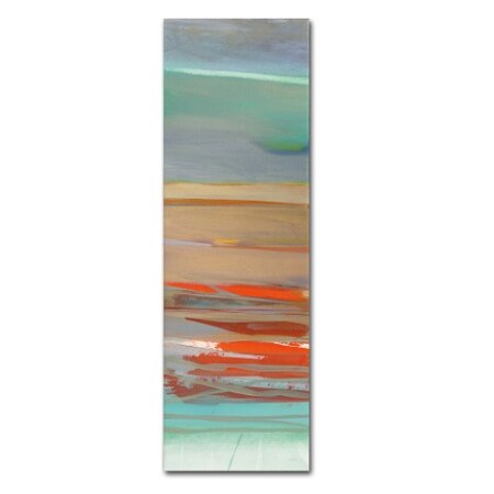 Trademark Fine Art Jo Maye 'Layers II' Canvas Art, 6x19 WAP01347-C619GG